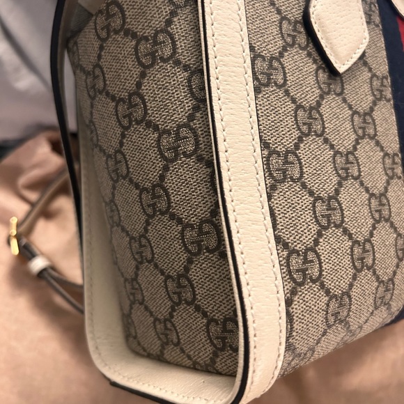Gucci Ophidia Small GG Tote White - Picture 7 of 9